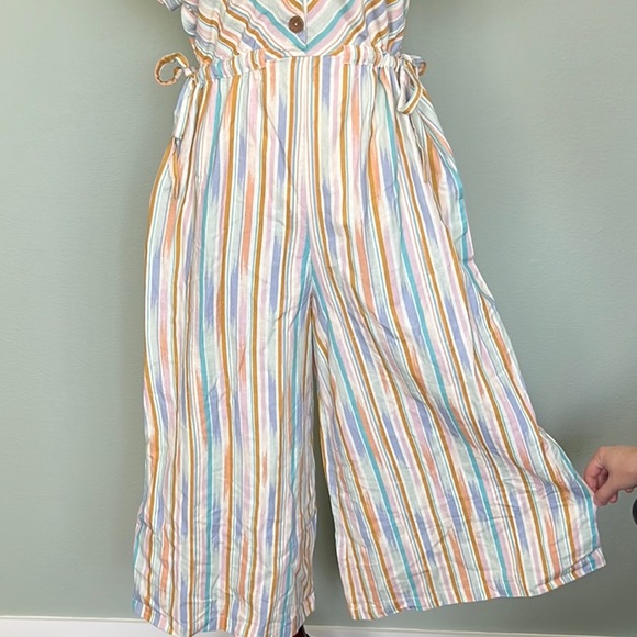 Striped Multicolor Jumpsuit - World Market - Picture 8 of 8